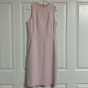 Antonio Melani classic, blush sheath dress. size 6